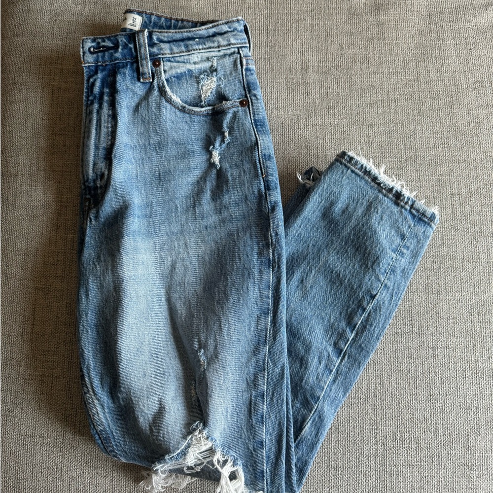 Abercrombie & fitch skinny high rise curve love jeans